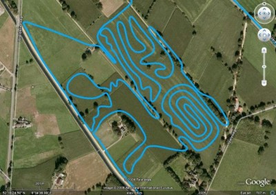 Met GPS gereden