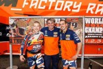 The two KTM World Champions Matthew PHILLIPS and Christophe NAMBOTIN