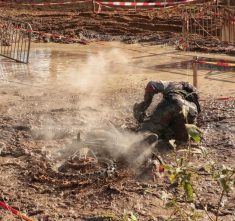 Robert Beltman (N2) ging kopje onder na een stuurfout