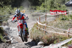 Coming out on top of an epic battle for EnduroGP class victory, Brad Freeman (Beta) was the big winner on day one © Future7 Media