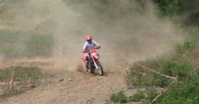 Alex van den Broek op de testtrack